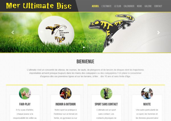 création site internet Mer Ultimate Disc